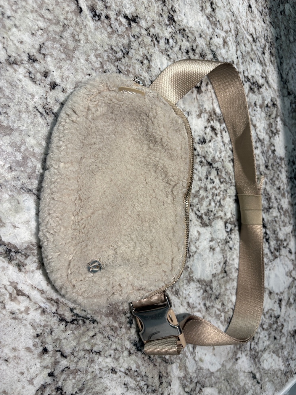 lululemon athletica Beige Sherpa Belt Bag